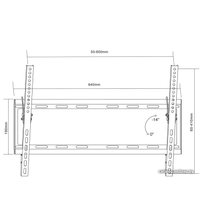 Кронштейн для телевизора Maclean MC-605N (черный)