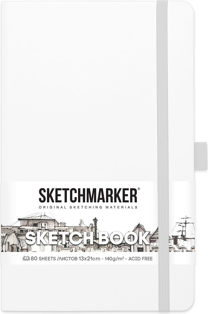 

Альбом для рисования Sketchmarker Скетчбук 2314103SM (80 л, белый)