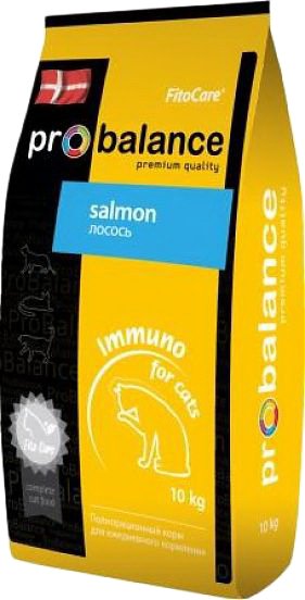 

Сухой корм для кошек Probalance Immuno Salmon 10 кг