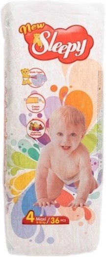 

Подгузники Sleepy New Super Pack Maxi (36 шт)