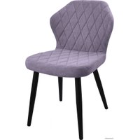 Стул Гальваник Бергамо (эмаль черный муар/Catania Lavender)