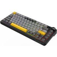 Клавиатура Ajazz AK820 Max Plus (черный/серый/желтый, Ajazz Avocado)