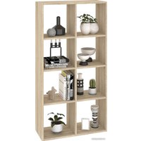 Стеллаж Кортекс-мебель Дельта-8 71x140 (дуб сонома)