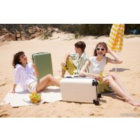 Чемодан-спиннер Ninetygo Danube MAX Luggage 24" (белый)