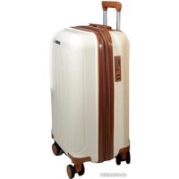 Чемодан-спиннер Mironpan 11197-2 50 см (молочный)