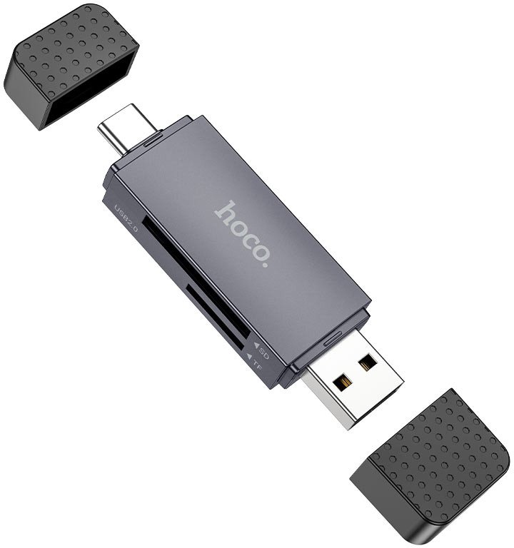

Карт-ридер Hoco HB45 USB-A + Type-C 2.0