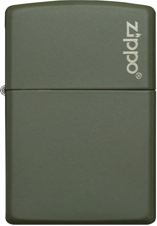 

Зажигалка Zippo Green Matte with Zippo Logo 221ZL-000024