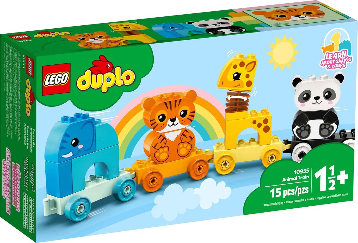 

Конструктор LEGO Duplo 10955 Мой первый поезд для зверей