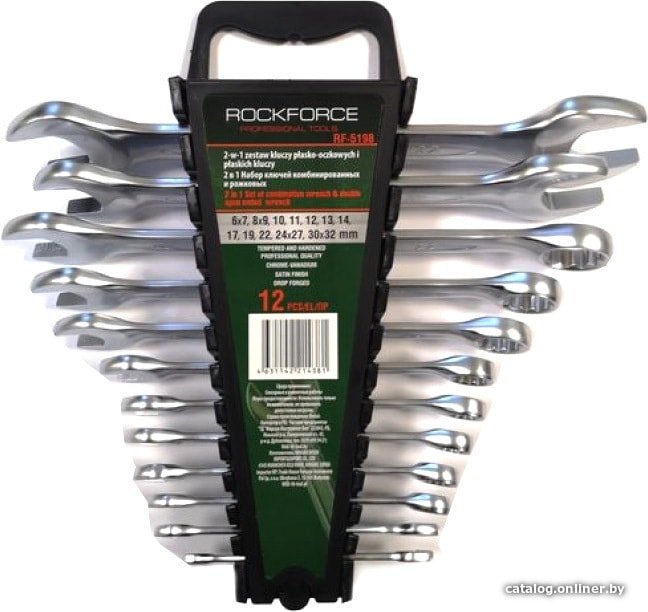 Набор ключей RockForce RF-5198 (12 предметов)