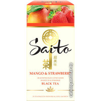 Черный чай Saito Mango & Strawberry 25 шт