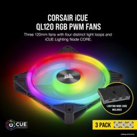 Набор вентиляторов Corsair iCUE QL120 RGB Triple Pack CO-9050098-WW