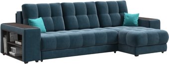 Угловой диван Craftmebel Boss XL угол new (ткань, monolit темно-синий)