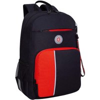 Школьный рюкзак Grizzly RB-355-2 (черный/красный)