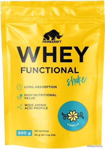 Протеин комплексный Prime Kraft Whey Functional Shake (900 г, ваниль)