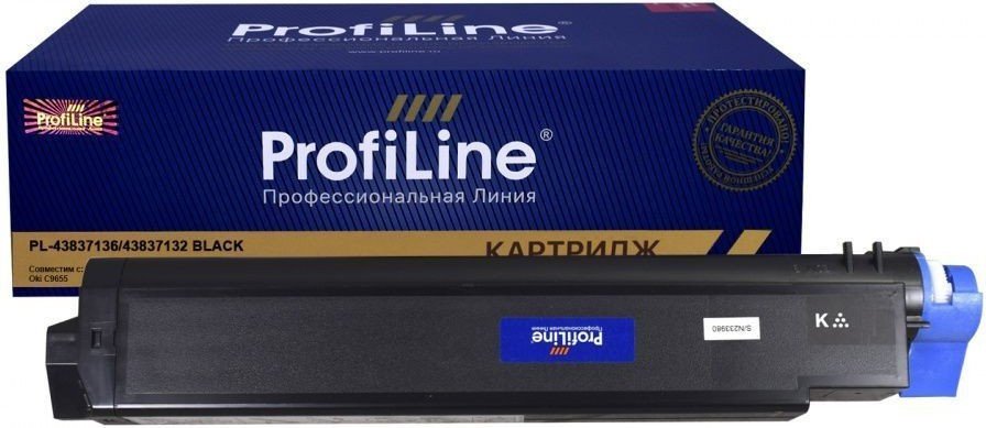 

Картридж ProfiLine PL-43837136/43837132-BK (аналог Oki 43837136)