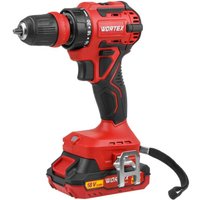 Дрель-шуруповерт Wortex BD 2025 LiSET ALL1 XLT 1325843 (с 2-мя АКБ, кейс)