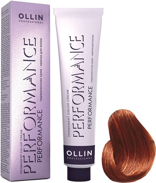 

Крем-краска для волос Ollin Professional Performance 7/43 русый медно-золотистый