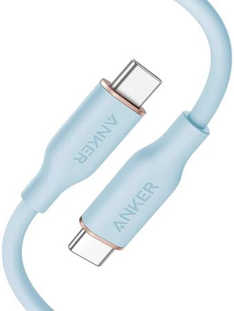 Anker PowerLine III Flow 643 A8552 USB Type-C - USB Type-C 240W (0.9 м, голубой)