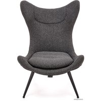 Интерьерное кресло Halmar Atlantis (антрацит/черный)