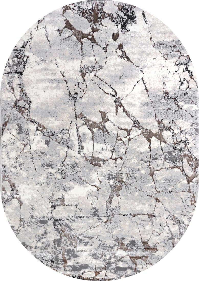 

Ковер для жилой комнаты Bossan Rome B863A-VIZION-BEJ-OVAL (1.6x2.3)