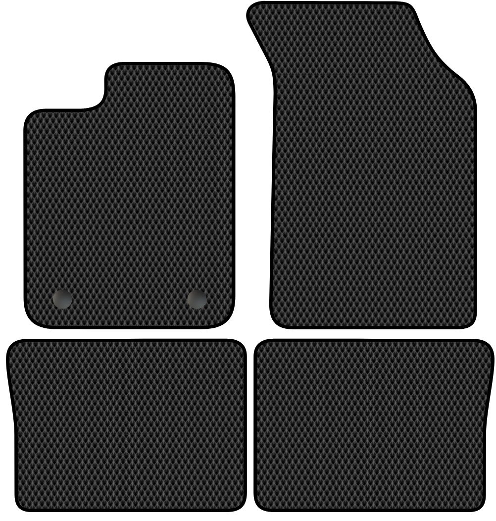 

Комплект ковриков для авто Alicosta Renault Symbol III (седан) 2008 - 2012 (черный, ромб)