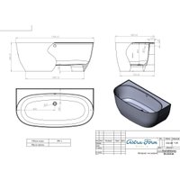 Ванна Astra-Form Атрия пристеночная 170x85