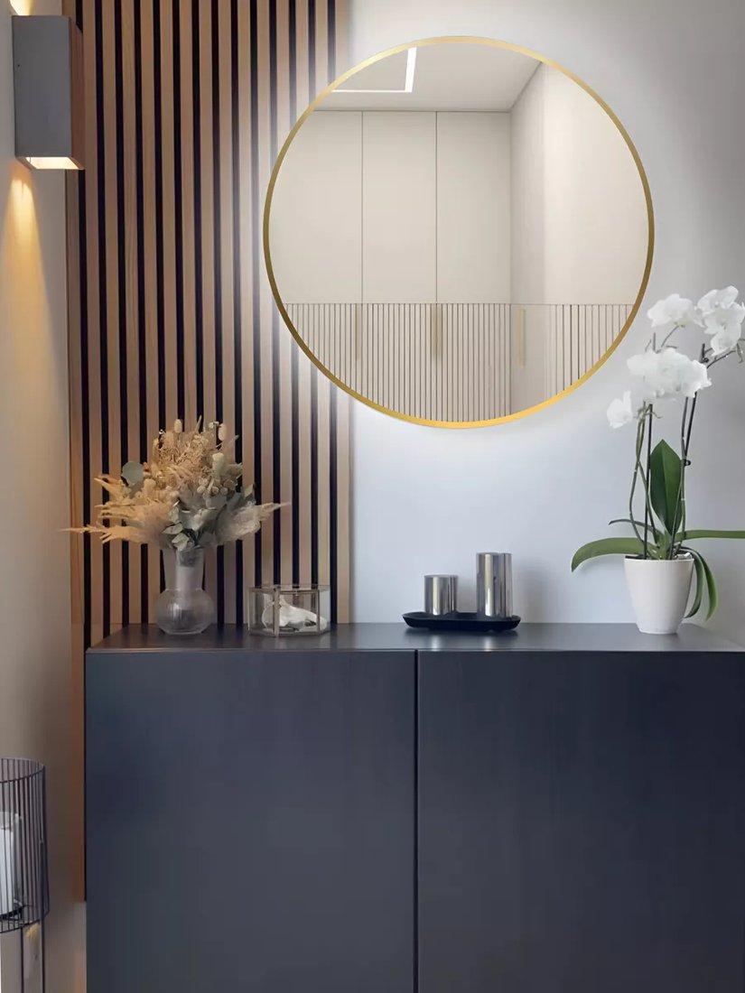 

Зеркало с подсветкой eMZe 80 LED.UV.80.80.AUR.MOTION (золото с УФ-окантовкой и подсветкой)