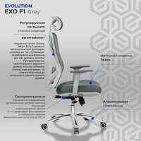 Офисное кресло Evolution Exo F1 (черный)