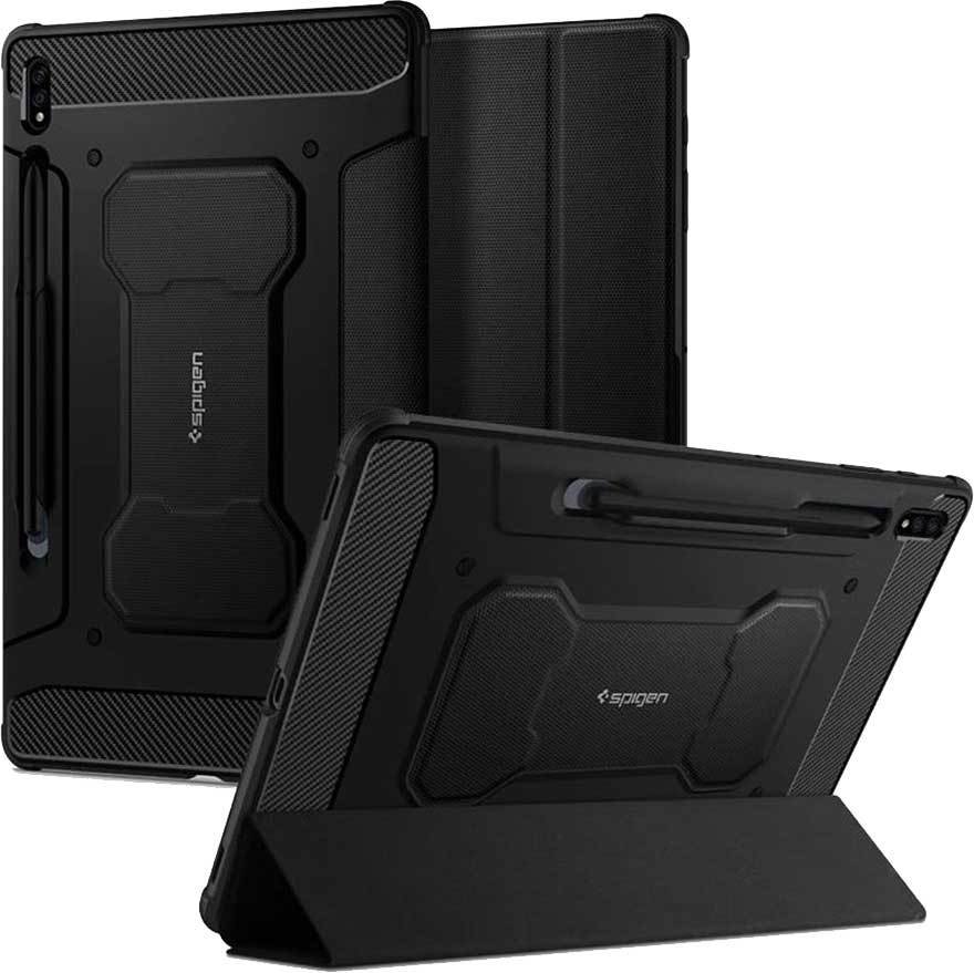 

Чехол для планшета Spigen Rugged Armor Pro для Samsung Galaxy Tab S7+/S8+ Plus 12.4 (черный)