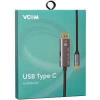 Адаптер VCOM CU480MCPD-1.8M USB Type-A - DisplayPort (1.8 м, черный) в Могилеве