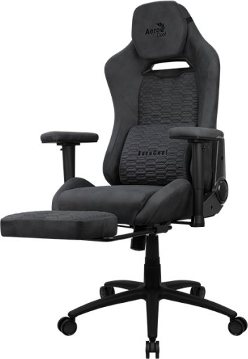 

Игровое (геймерское) кресло AeroCool AeroSuede (серый)
