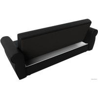 Диван Лига диванов Лига-019 118386 (экокожа, черный/подушки черный)