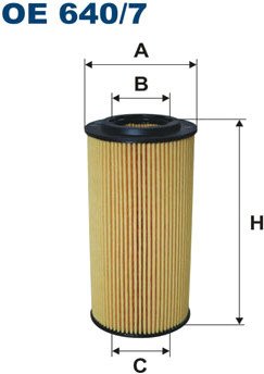 

Масляный фильтр Filtron OE 640/7