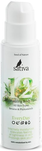 Sativa Крем для тела №12 флюид увлажняющий 150 мл
