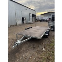 Одноосный прицеп AvtoS A40U2B (4000x2000x, R16, ресс. 3302 ГАЗ-1лист)