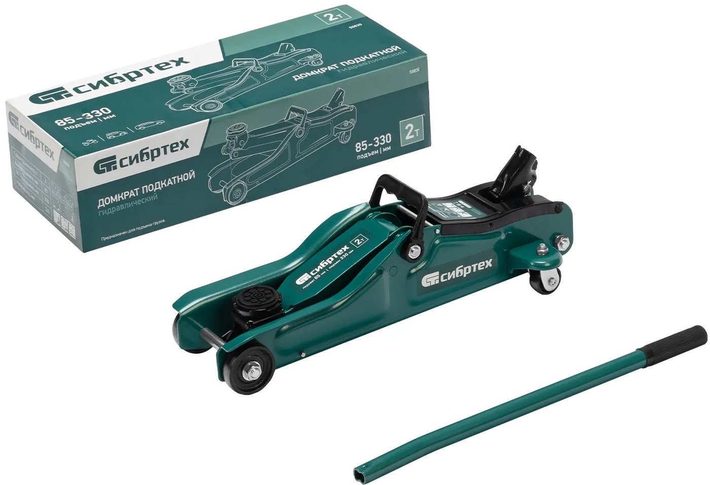 

Подкатной домкрат СибрТех 50830 2т