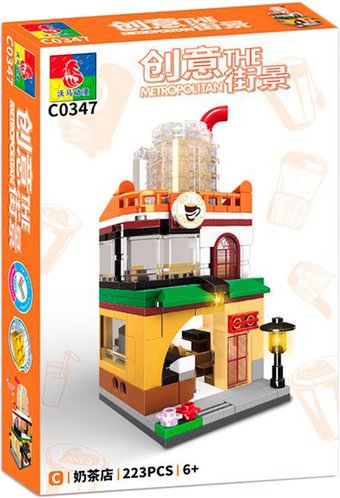 Конструктор Woma Город C0347-C Магазин чая