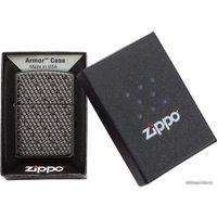 Зажигалка Zippo 49021 Armor Black Ice Hexagon Design