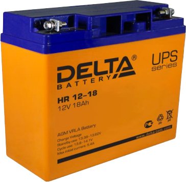 

Аккумулятор для ИБП Delta HR 12-18 (12В/18 А·ч)