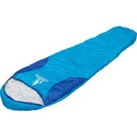 Спальный мешок Coyote Baring ZC-SB022 (синий с туристическим ковриком Foal 1.2см хаки)