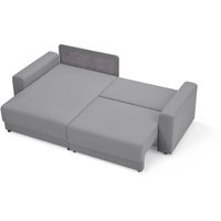 Угловой диван Mio Tesoro Таун 264 1.5ек-1.5пф (1363 серый)