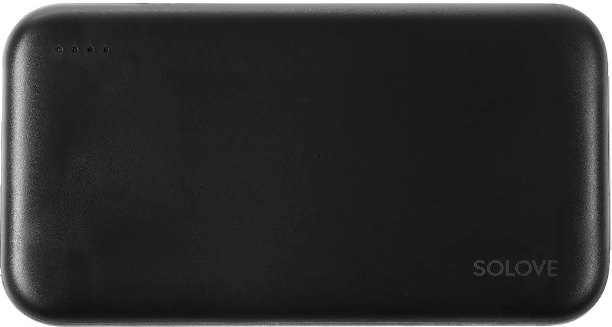 

Внешний аккумулятор Solove W7 10000мAч (черный)