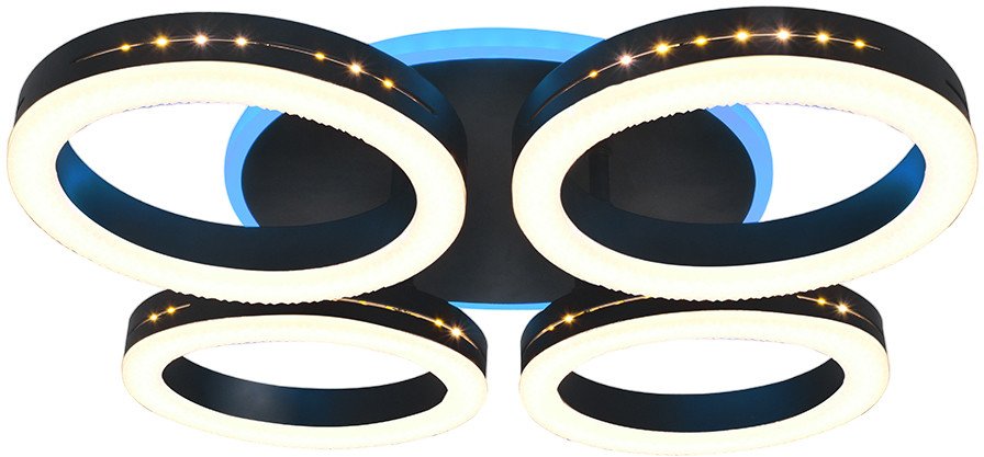 Припотолочная люстра General Lighting GSMCL-Smart62 85w Centurion-3 RGB 800362 (черный)