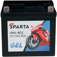 Мотоциклетный аккумулятор Sparta LB4L-B(J), YTX5L-BS, YTZ7S, YT5L-BS (5 А·ч)