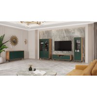 Тумба НК-Мебель Brass ТВ-1 (изумруд)