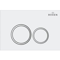 Унитаз подвесной Roxen Antares в комплекте с инсталляцией StounFix Dual Fresh 6 в 1 501057 (кнопка: белый глянец) в Борисове