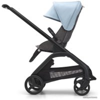 Коляска прогулочная «книга» Bugaboo Dragonfly (graphite/grey melange/skyline blue)