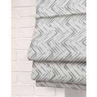 Римская штора Delfa Макси Buxta J3 СШД-02М-272/А881 (150x160, серый зигзаг)