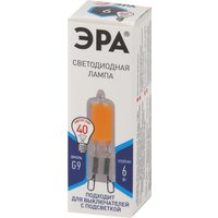 Светодиодная лампочка ЭРА STD LED JCD-6W-GL-840-G9