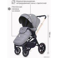 Универсальная коляска Rant MOWbaby Zoom PU (2 в 1, gold beige)